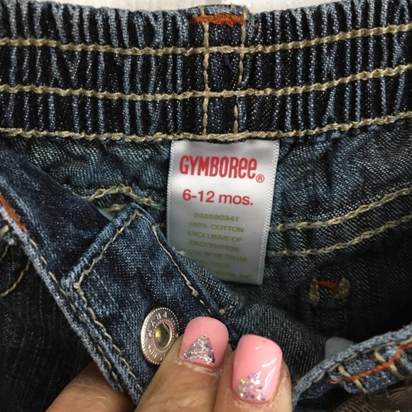 Gymboree jeans.size 6/12 mo. Used - Picture 2 of 4